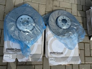 BMW X5M F85 X6M F86 2284901 2284902 tarcze ORYG NOWE