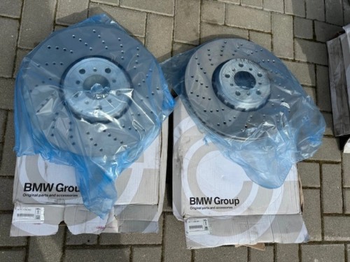 BMW X5M F85 X6M F86 2284901 2284902 tarcze ORYG NOWE